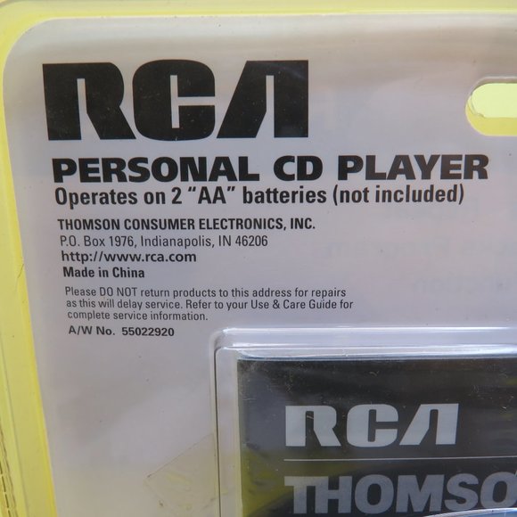 VTG RCA Portable CD Player 2 Step Bass Boost Walkman Discman RP2300 NEW Sealed. - Picture 5 of 7